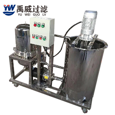 Separatore del sistema di filtrazione della terra diatomacea di SS304 316L per Sugar Syrup Wine