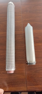 Acciaio inossidabile Rod Filter Cartridge di titanio pezzi di ricambio della filtropressa del gas d'acqua da 0,22 micron