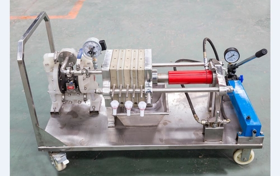 Piccola macchina manuale della filtropressa per l'acciaio inossidabile della palma dell'olio da tavola